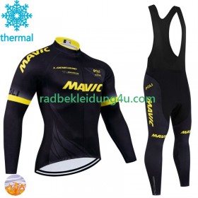 Set Langarmtrikot + Trägerhose Lange Winter Thermal Fleece Mavic 2024